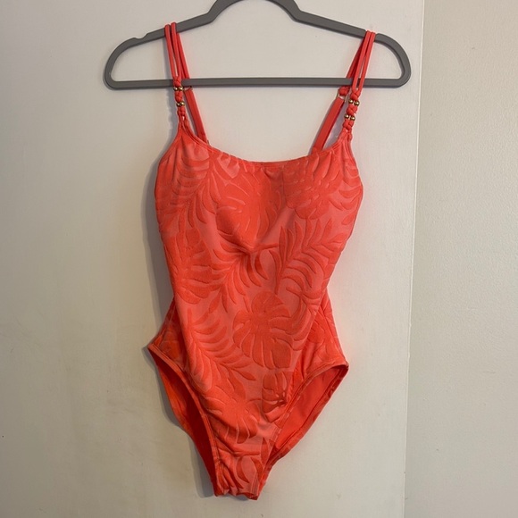 Women’s La Blanca one piece Island Palm bathing suit - Picture 1 of 10